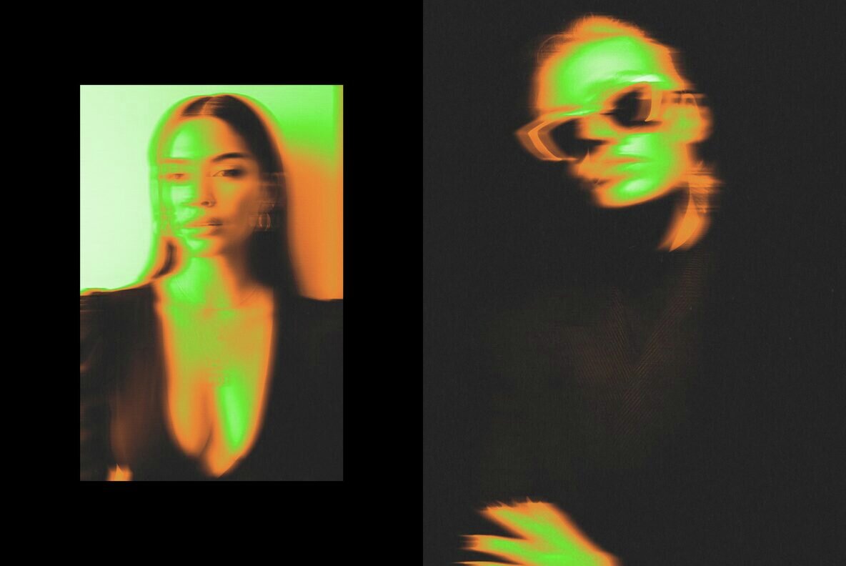 Bleached Motion Photo Effect 6