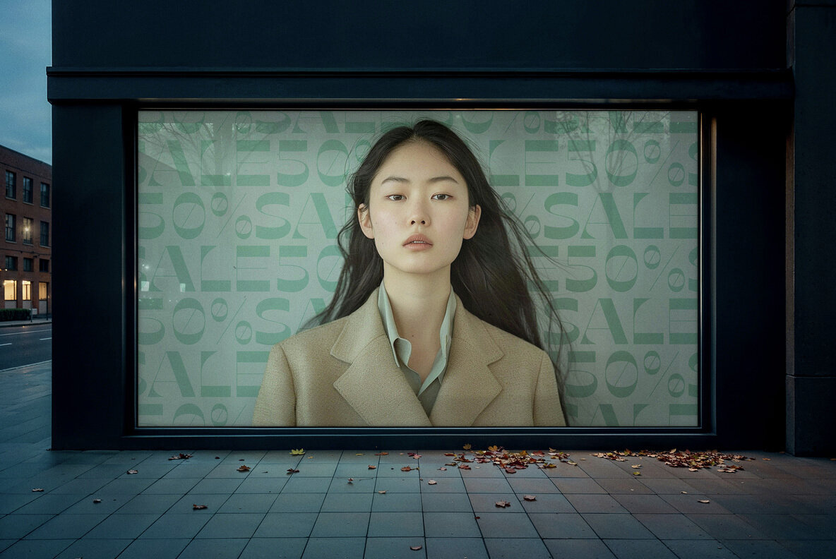 Storefront Window Poster Mockup 2