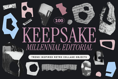 MILLENNIAL Abstract Collage 1