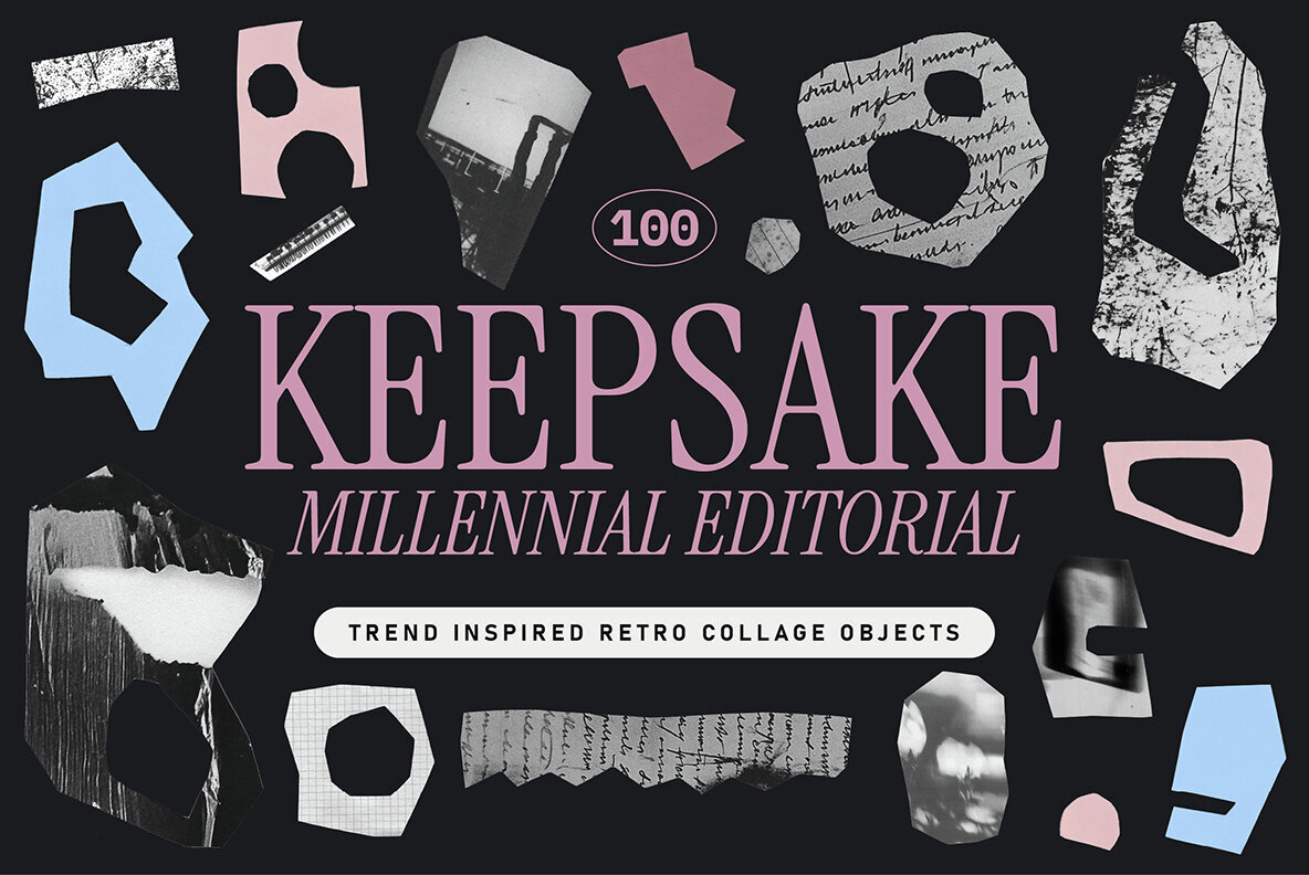 MILLENNIAL Abstract Collage 1 1