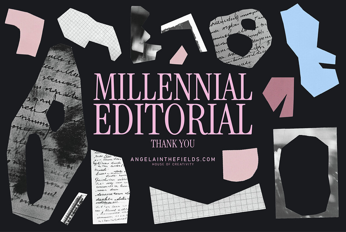 MILLENNIAL Abstract Collage 1 2