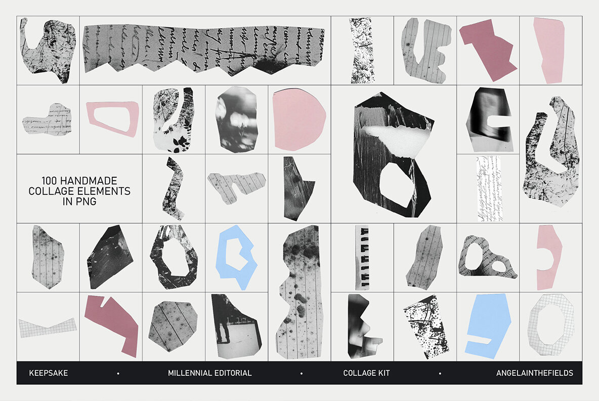 MILLENNIAL Abstract Collage 1 5