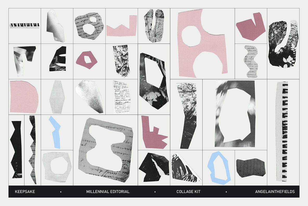 MILLENNIAL Abstract Collage 1 7