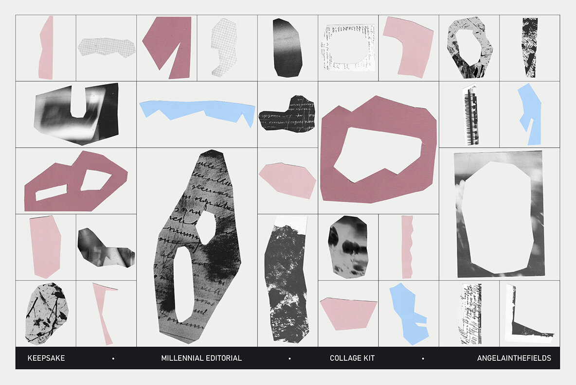 MILLENNIAL Abstract Collage 1 9