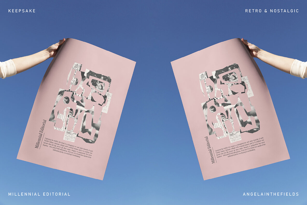 MILLENNIAL Abstract Collage 1 10