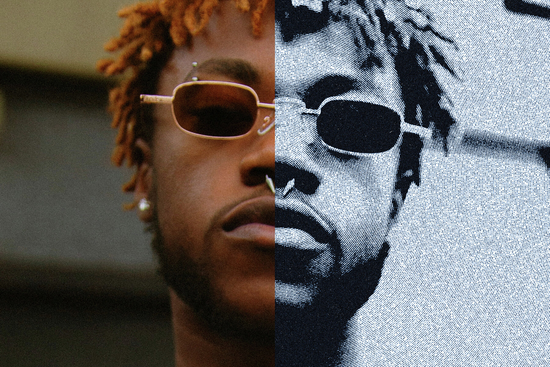 Circular Halftone Image Effect Mockup 7