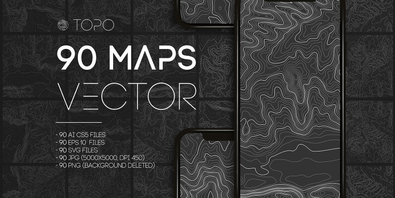 Topographic Maps Vector Bundle
