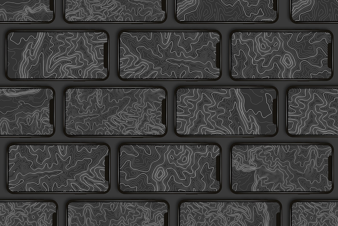 Topographic Maps Vector Bundle 13