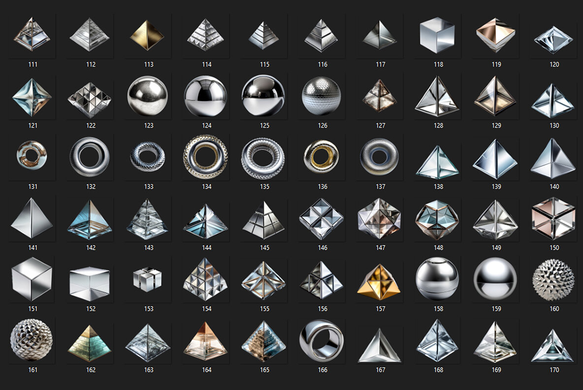 Geometrica 3D Geometric Shapes 12