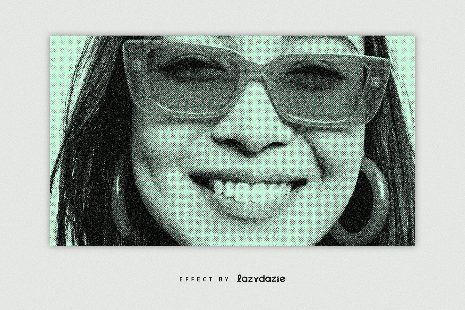 Poster Print Texture Image Effect Mockup 2