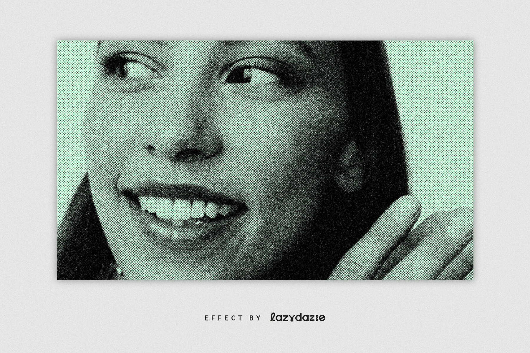 Poster Print Texture Image Effect Mockup 5