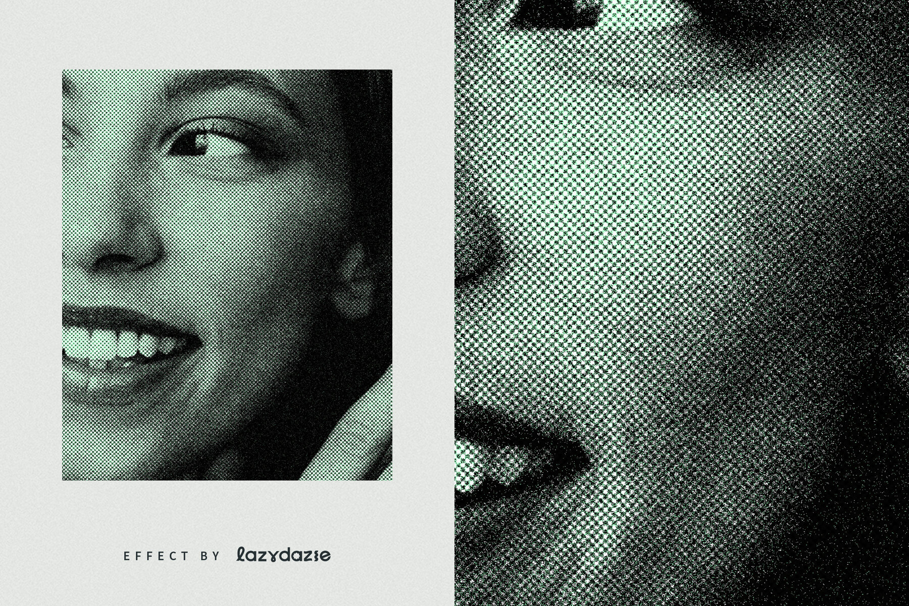 Poster Print Texture Image Effect Mockup 6