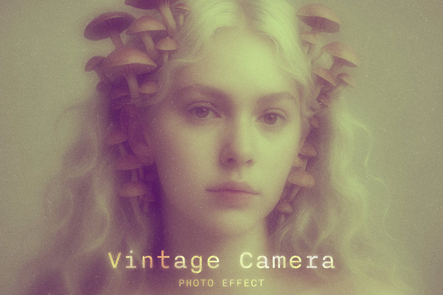 Vintage Camera Image Effect Mockup 1