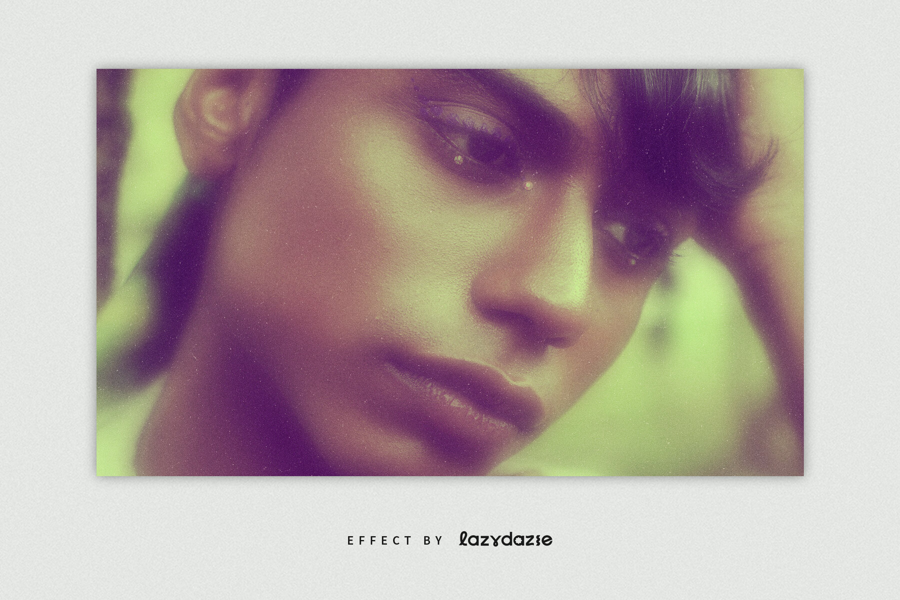 Vintage Camera Image Effect Mockup 5