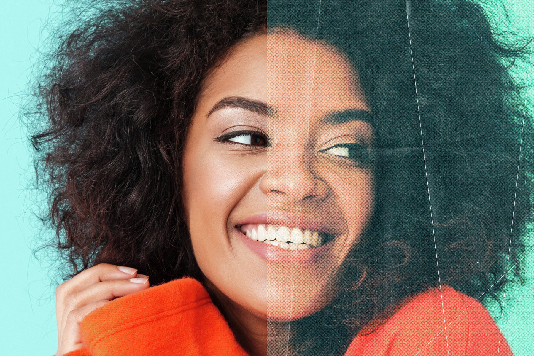 Vintage Paper Image Effect Mockup 7