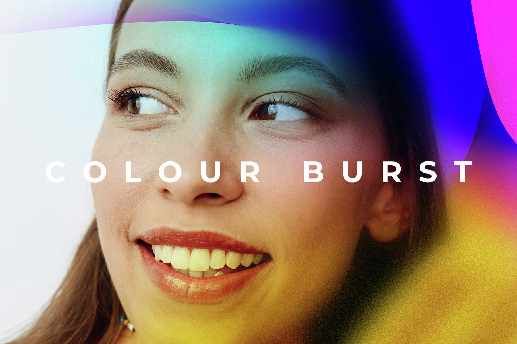 Colour Burst Image Effect Mockup 1