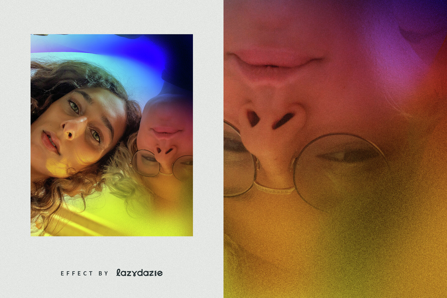 Colour Burst Image Effect Mockup 6