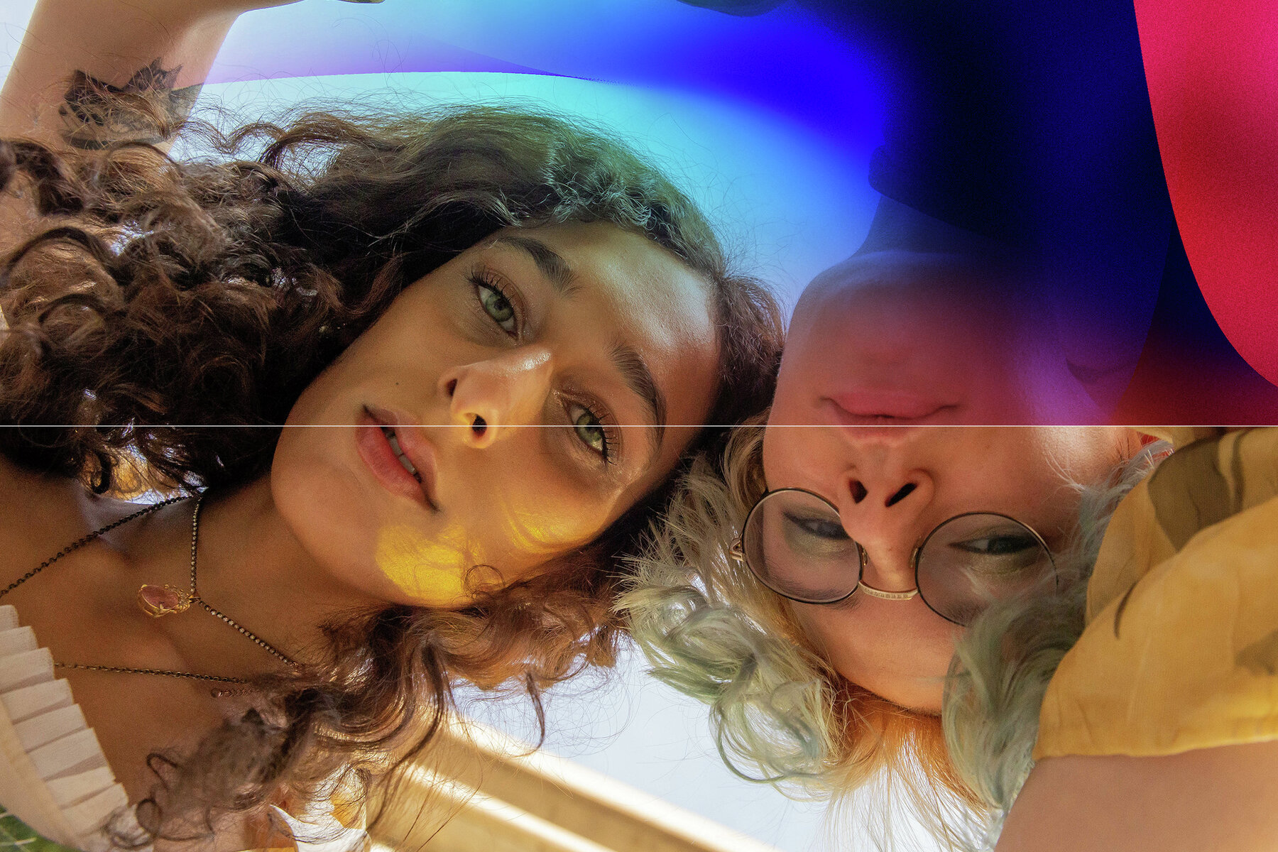 Colour Burst Image Effect Mockup 7