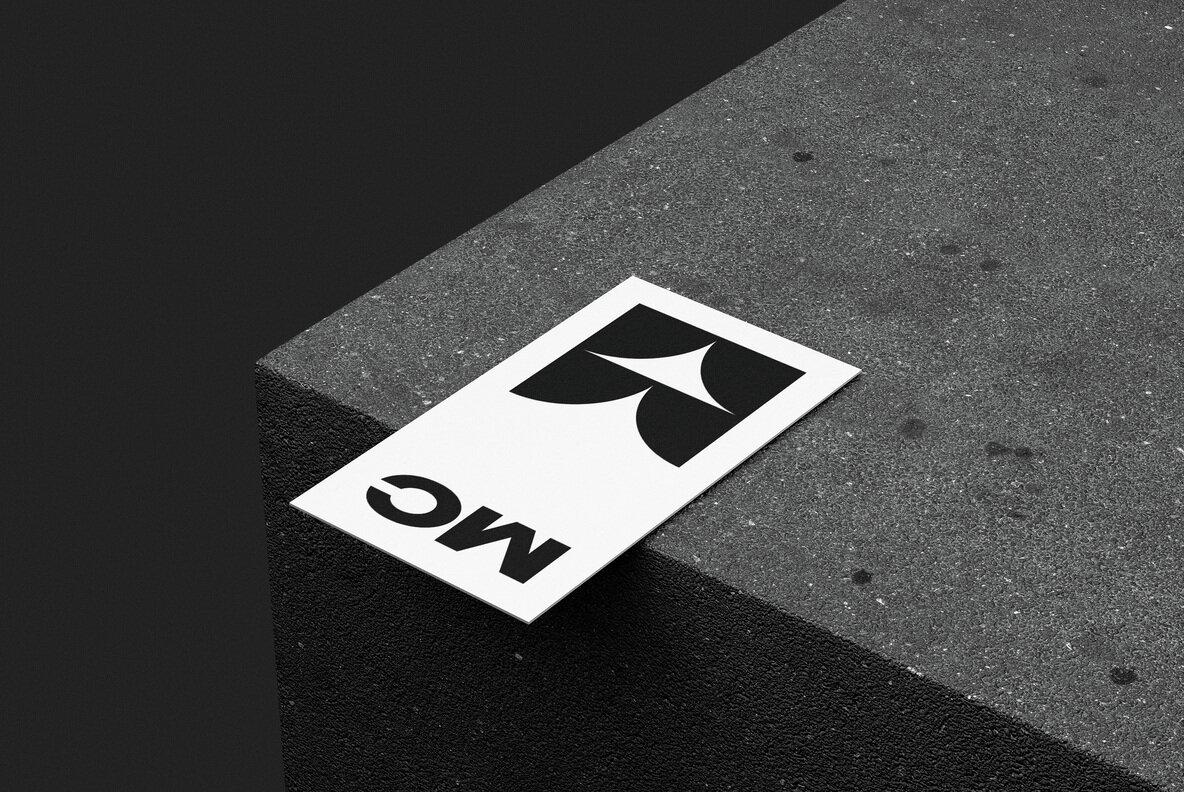 90  50mm Business Card Mockup 4