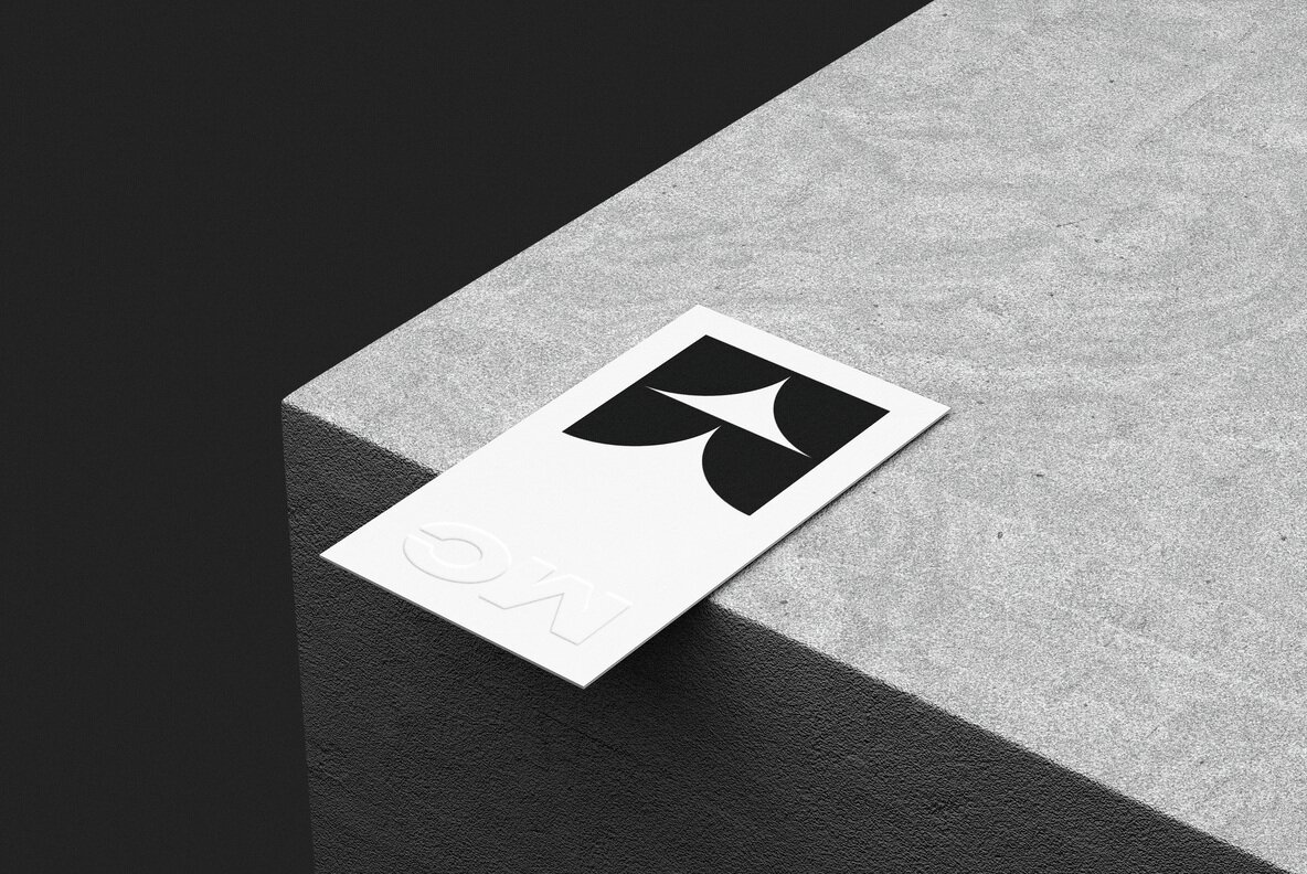 90  50mm Business Card Mockup 6