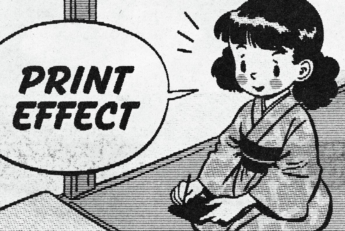 Paper Print Effect 1