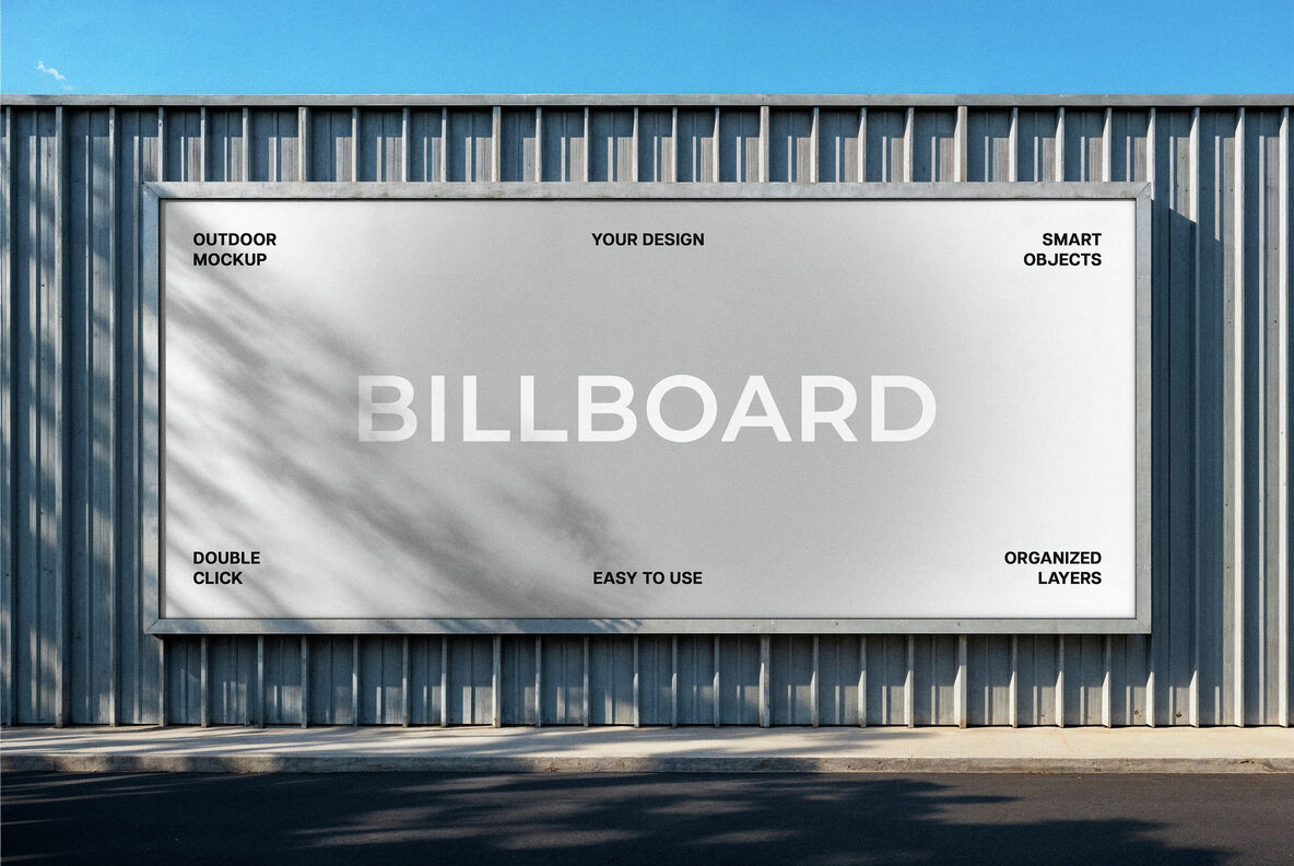 Outdoor Billboard Mockup 4