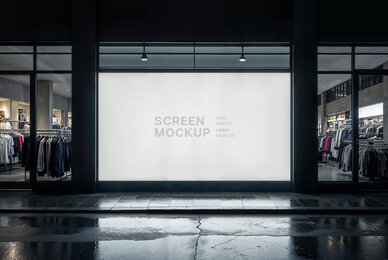Storefront Screen Mockup