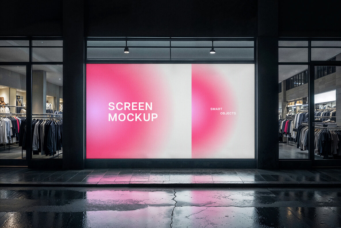 Storefront Screen Mockup 4