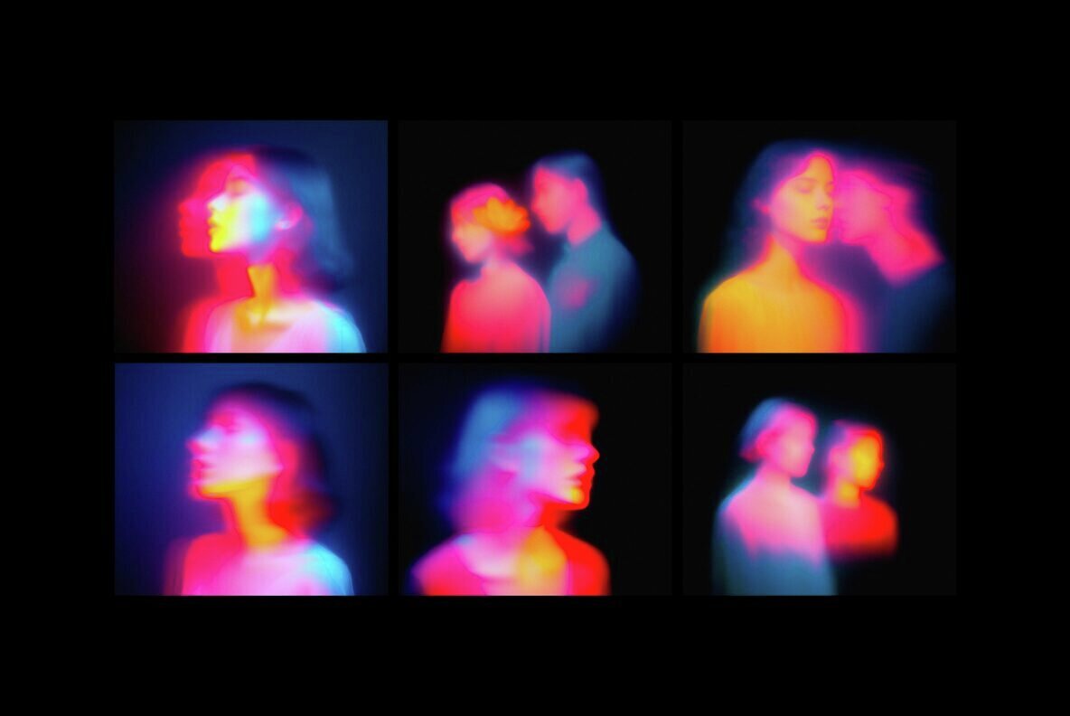 Abstract Ghost Backgrounds 2