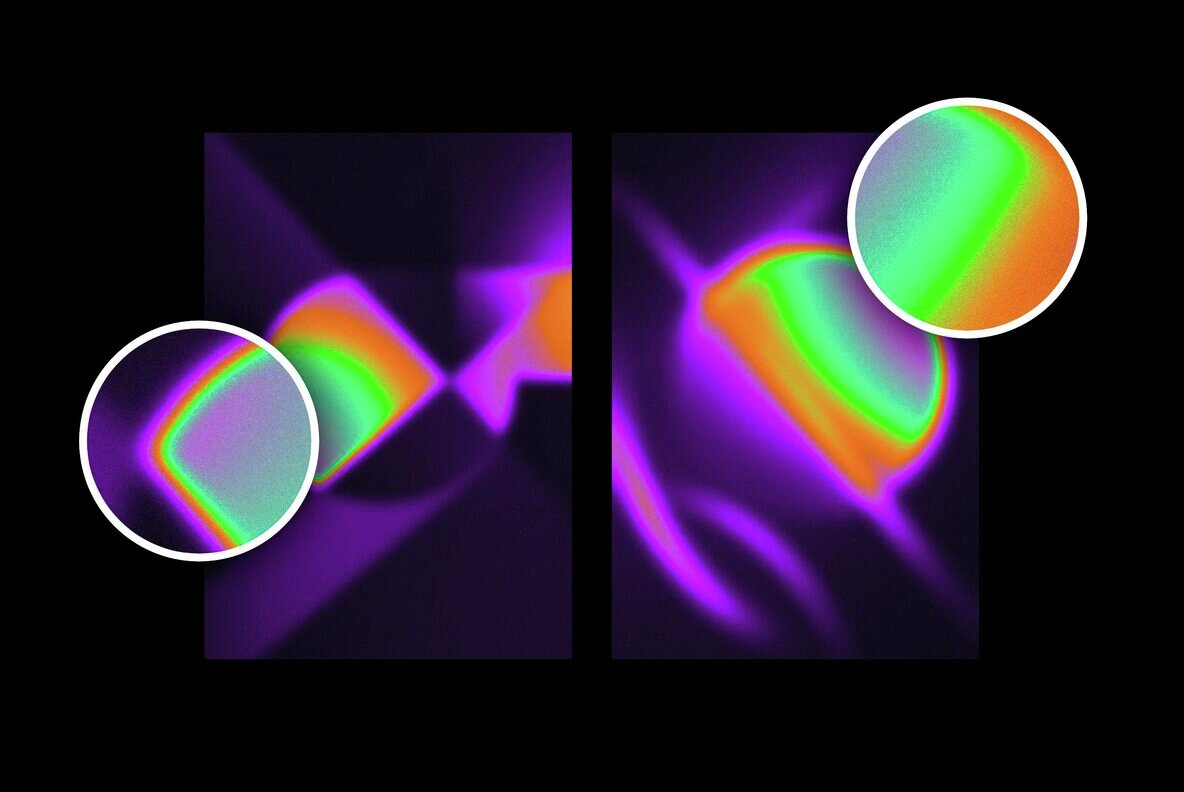 Abstract Iridescent Geometric Backgrounds 4