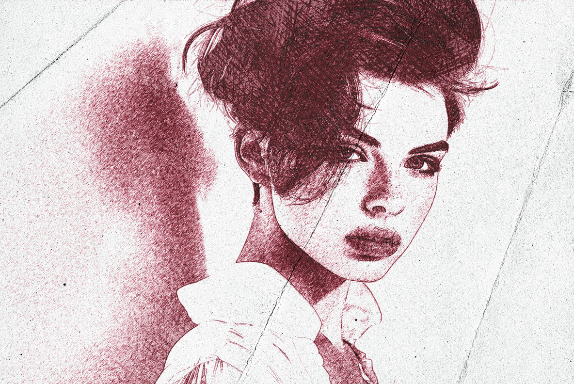 Pen Drawing Photo Effect 4