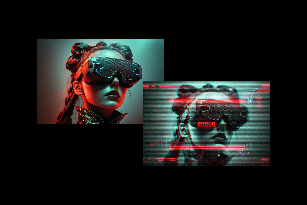 Screen Error Photo Effect 2