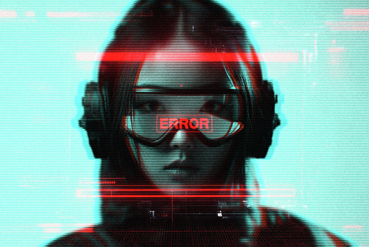 Screen Error Photo Effect 3