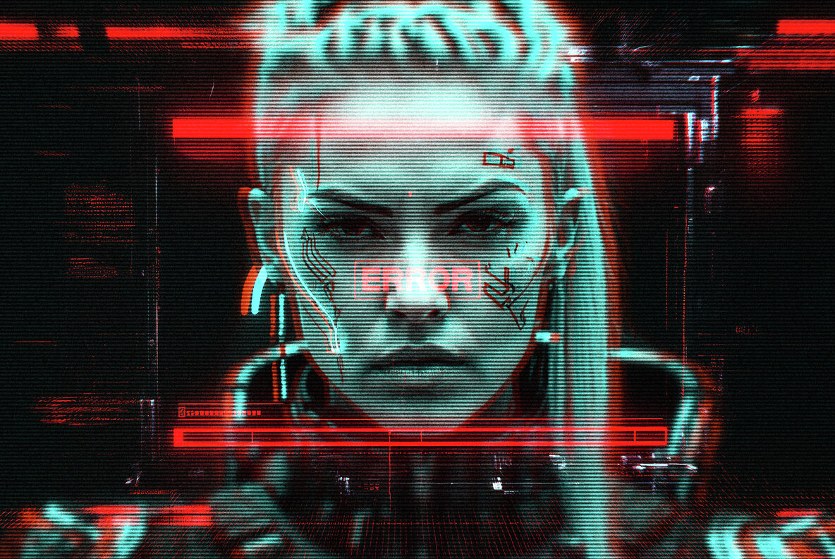 Screen Error Photo Effect 4