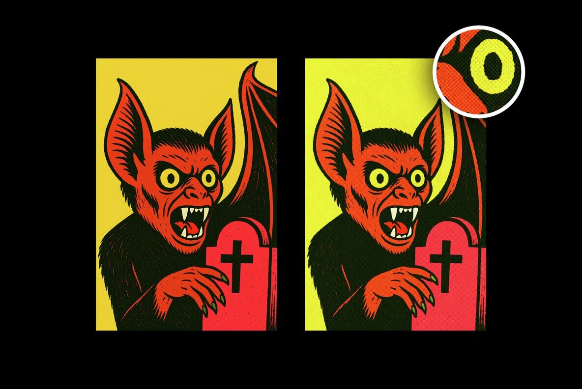 Old Halftone Design Effect 4