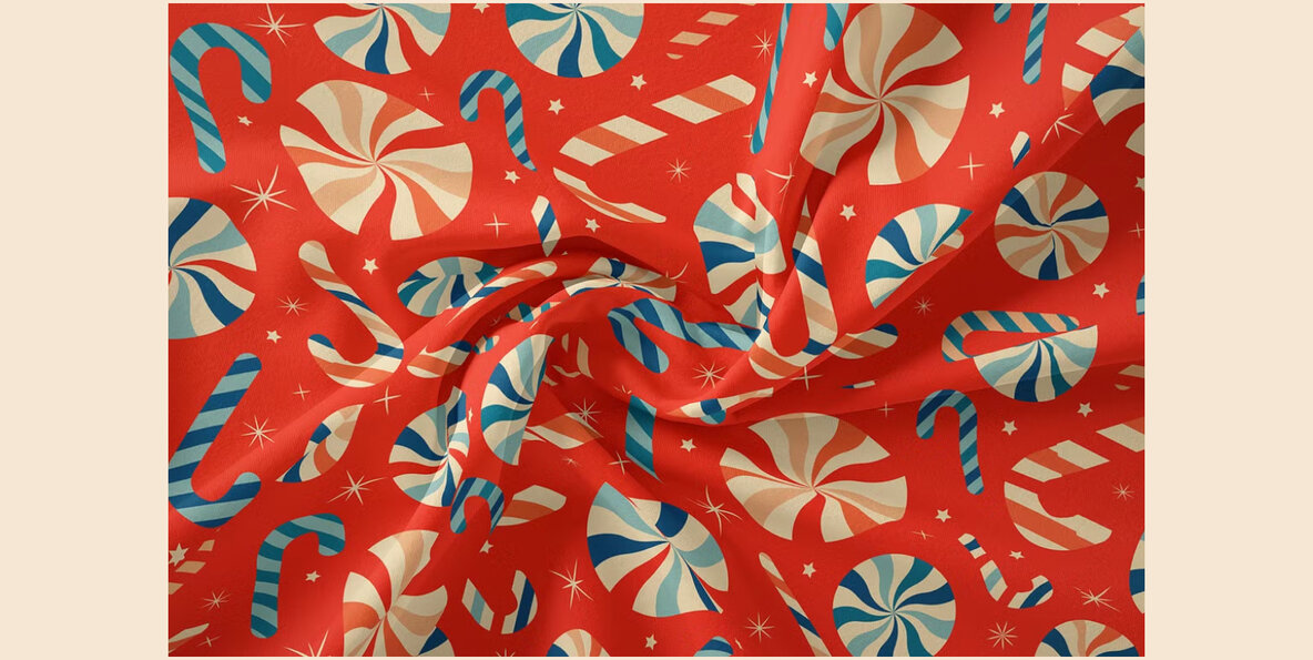 Retro Christmas Graphics Bundle 4