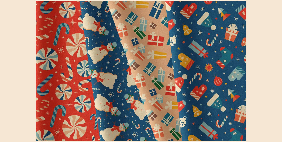 Retro Christmas Graphics Bundle 16