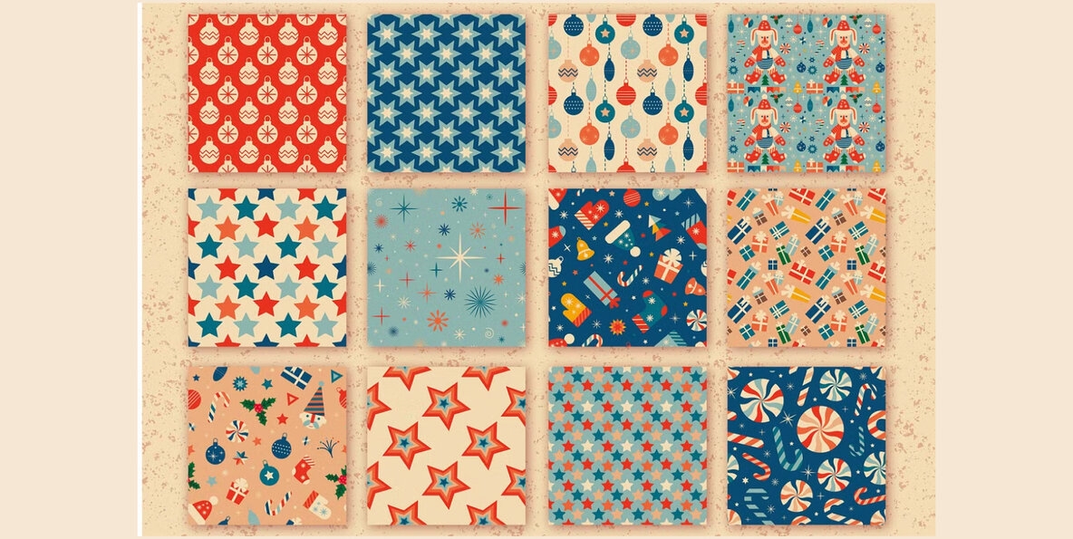 Retro Christmas Graphics Bundle 20