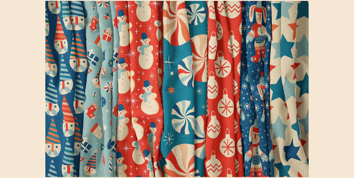 Retro Christmas Graphics Bundle 23