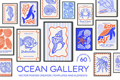 Ocean Gallery Vector Print Creator