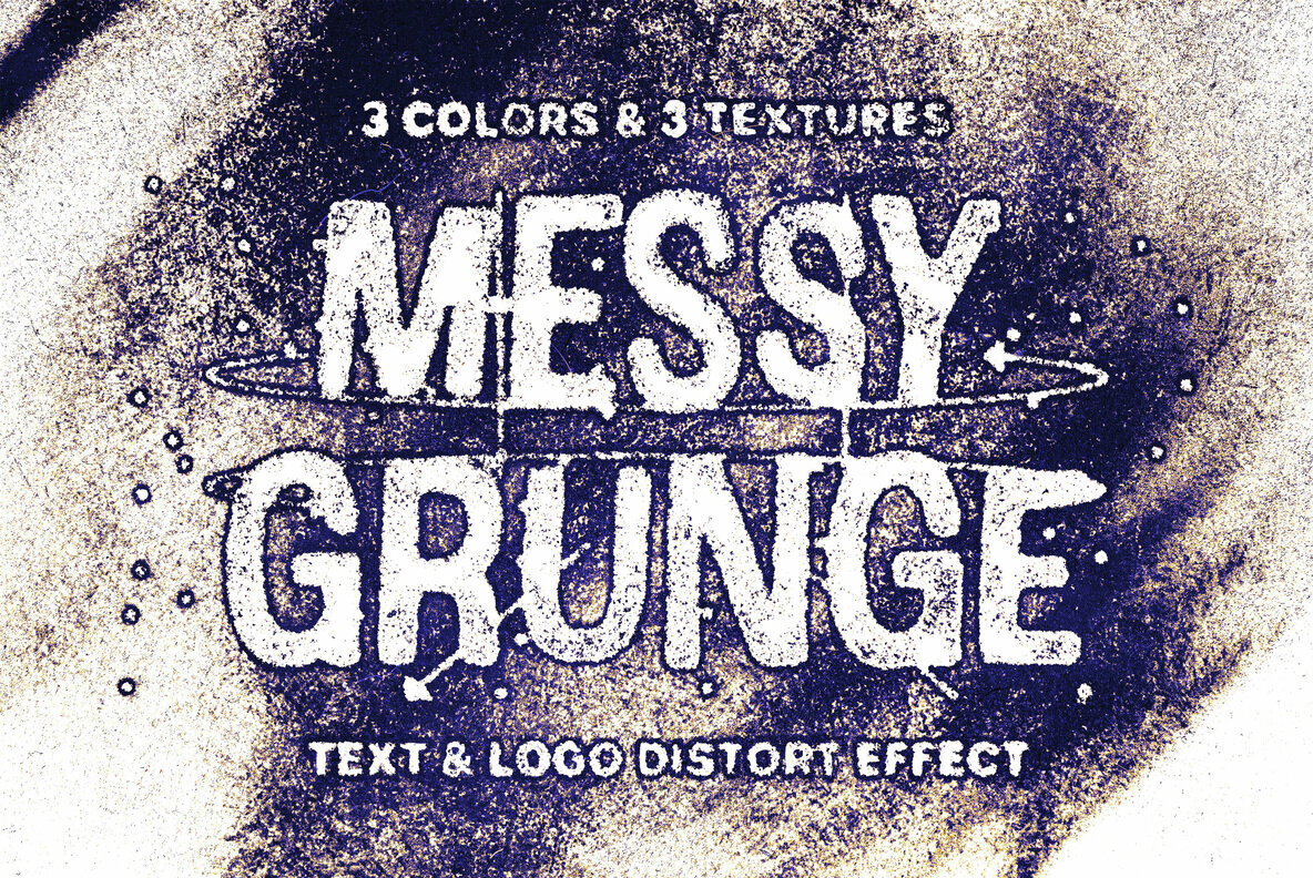 Messy Grunge Text Effect 1