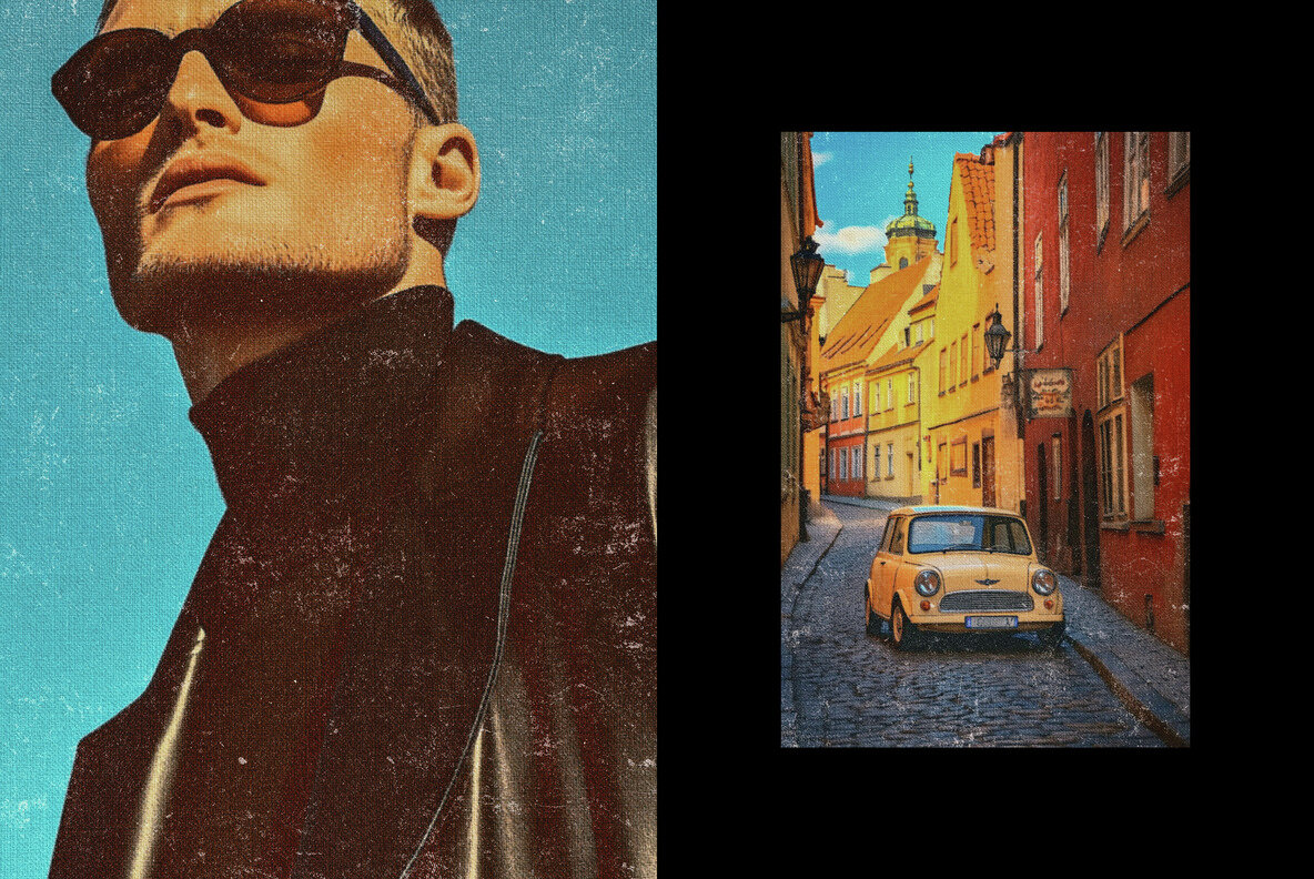 Worn Old Book Photo Effect 6