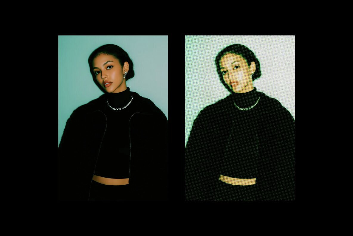 1990s Halftone Photo Effect 4