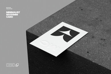 85x55mm Business Card Mockup