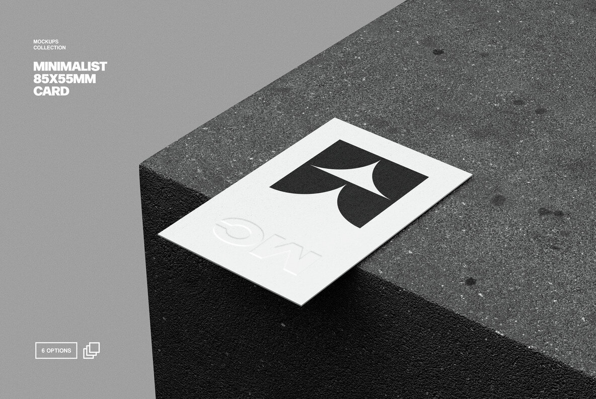 85x55mm Business Card Mockup 1