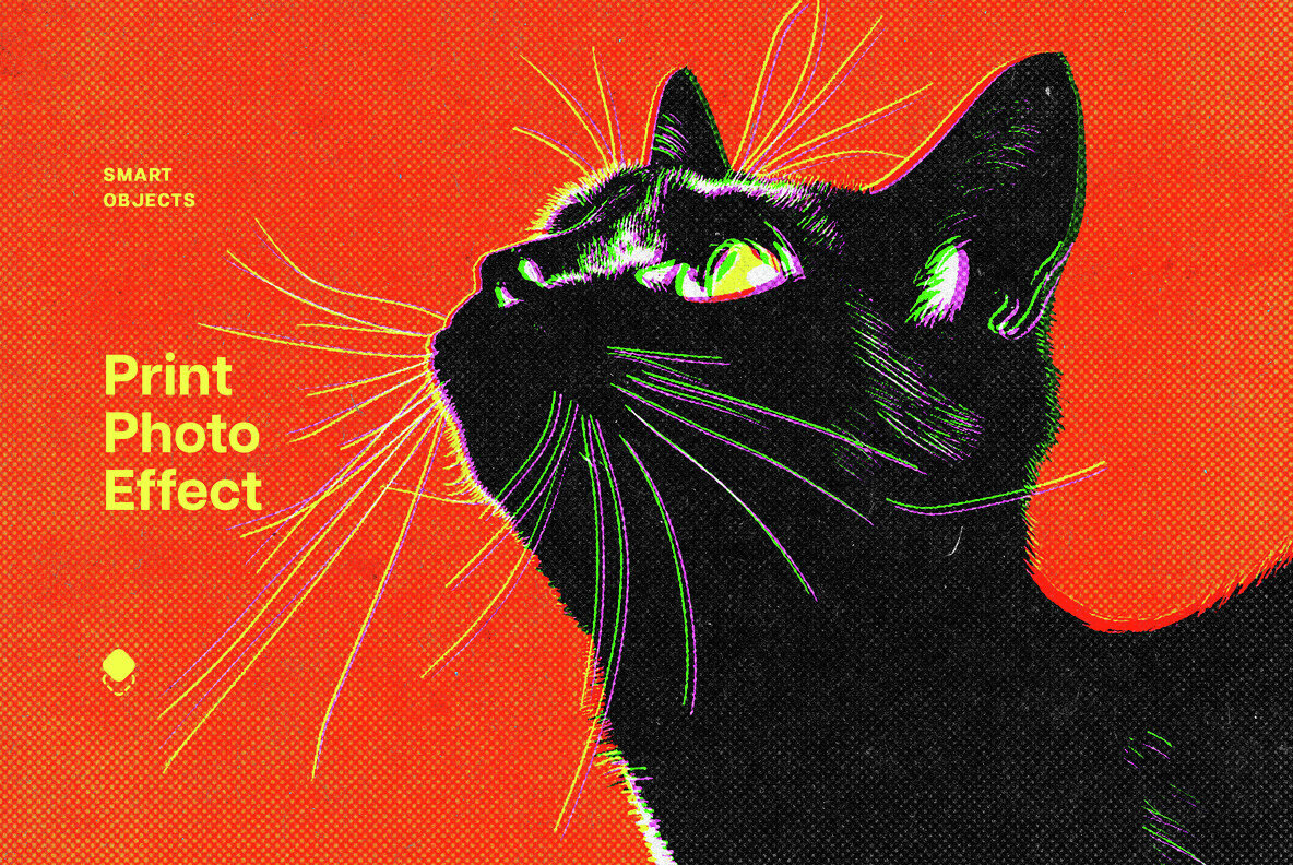 Halftone Print Effect 1