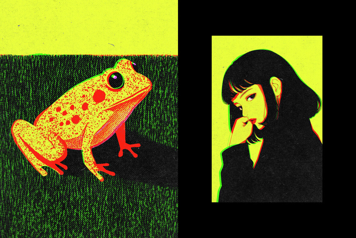 Halftone Print Effect 6