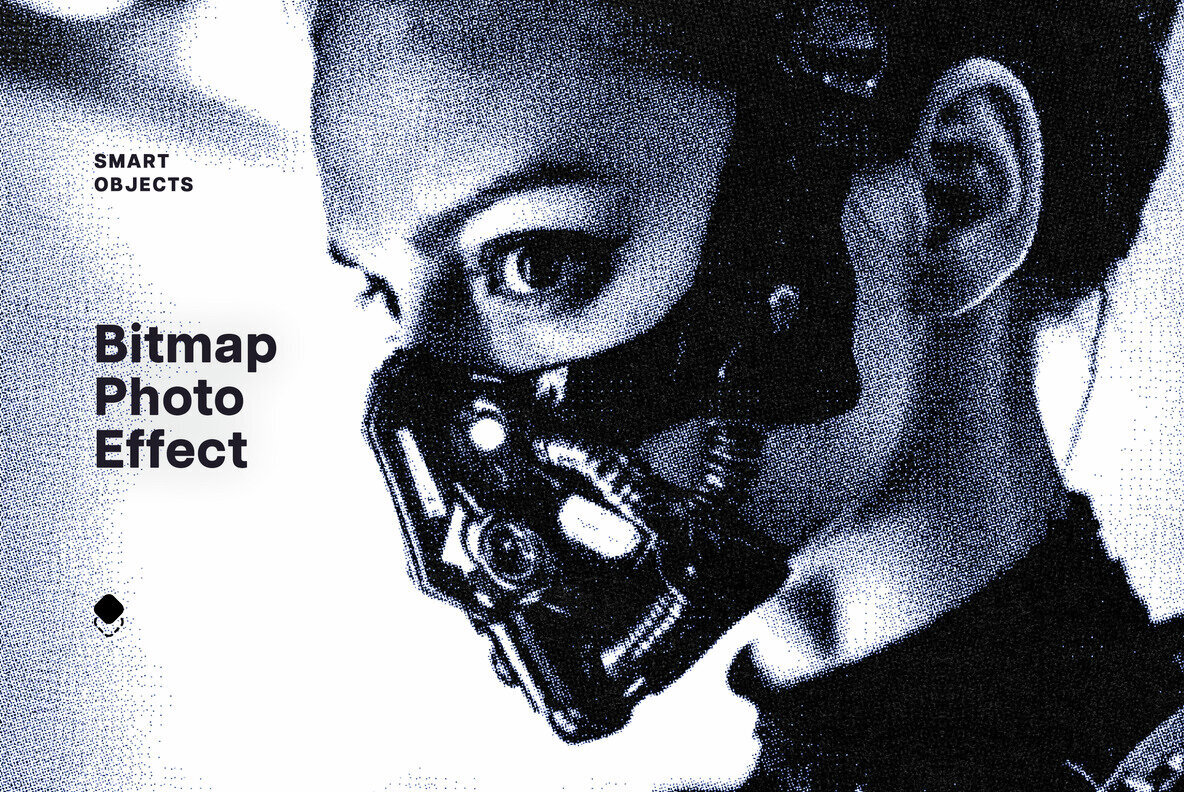 Dithering Bitmap Photo Effect 1