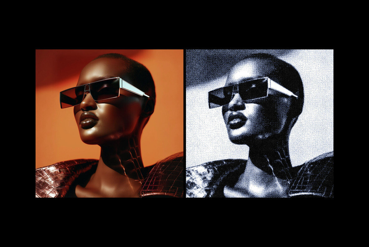 Dithering Bitmap Photo Effect 2