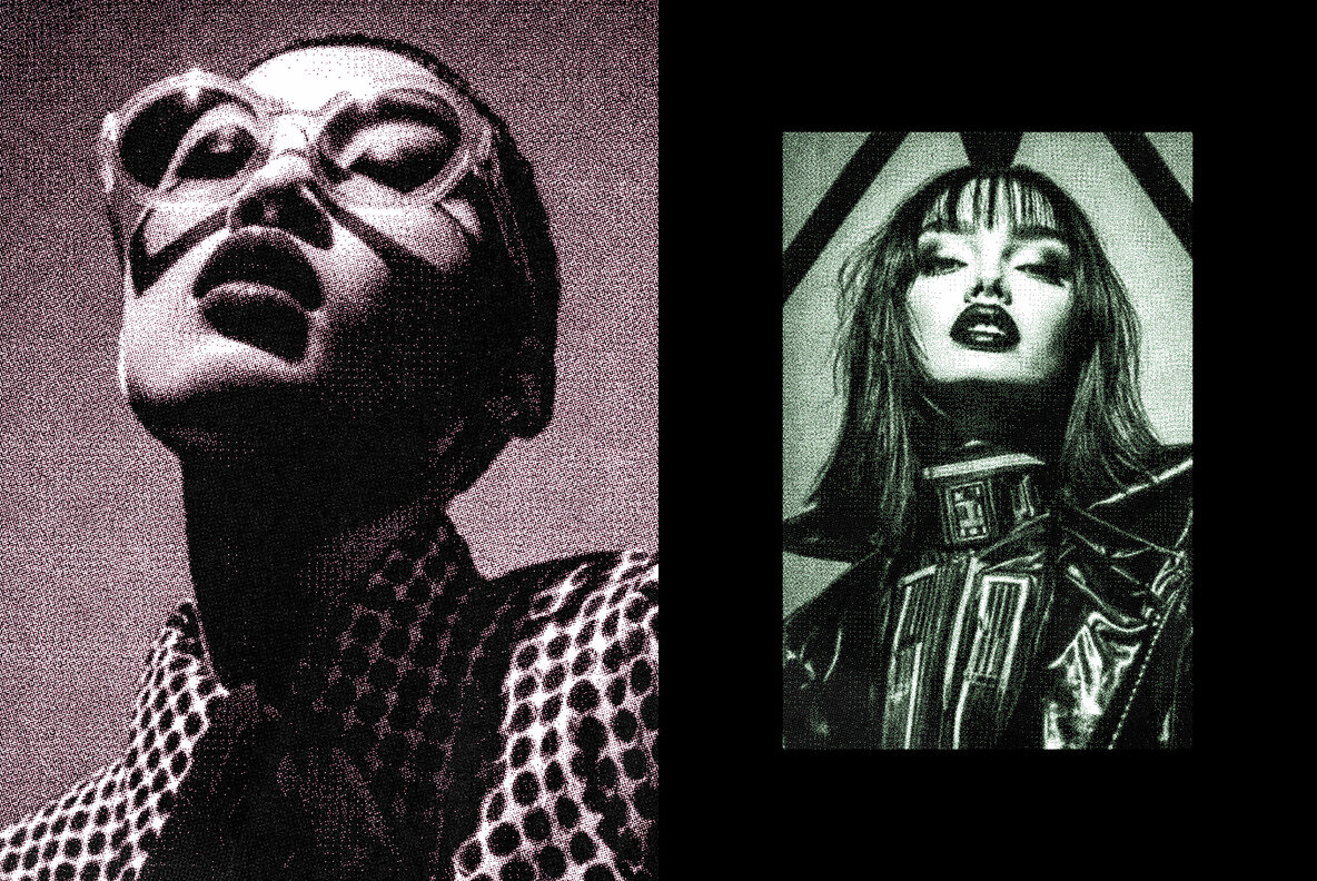 Dithering Bitmap Photo Effect 6